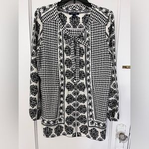 Mixed print tunic by Land’s End. Size 12.